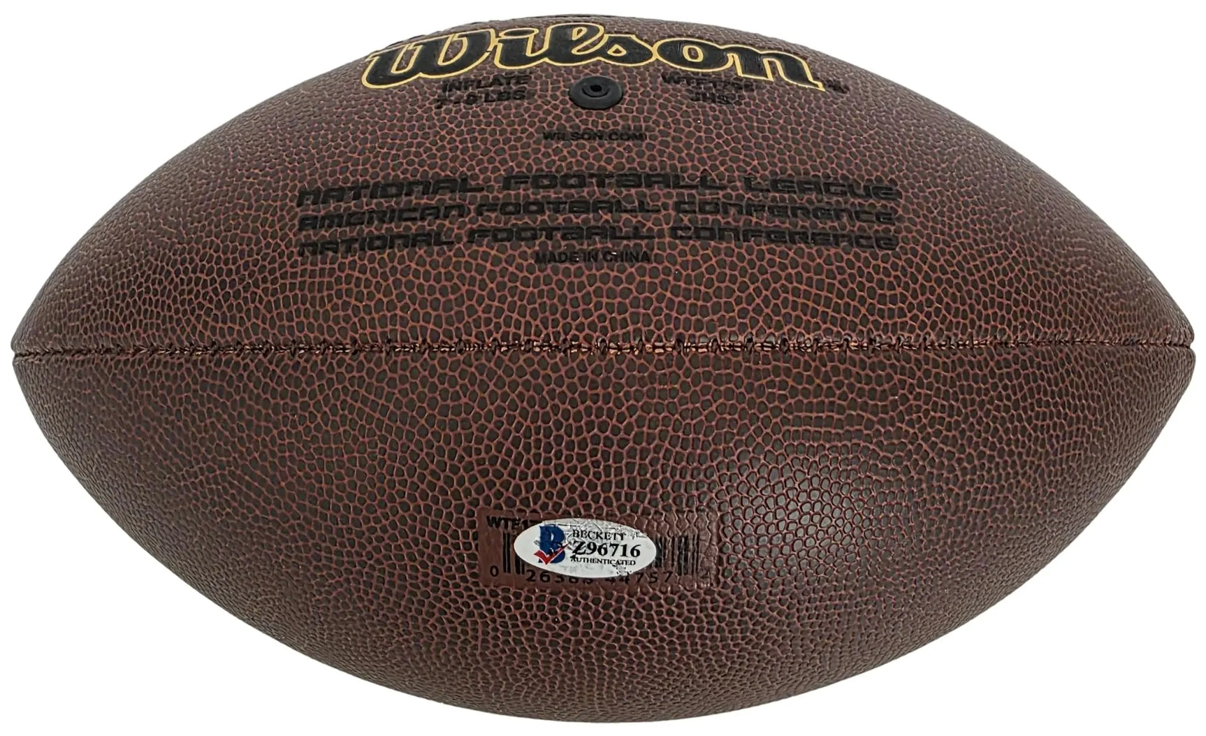 Mike Holmgren Signed Football Proof Beckett COA Seattle Seahawks Green Bay Packers