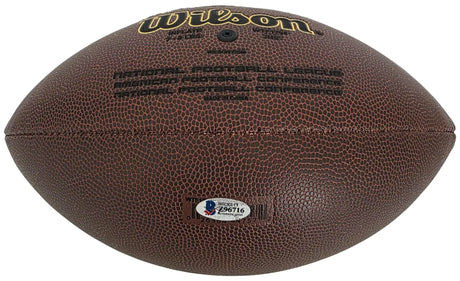 Mike Holmgren Signed Football Proof Beckett COA Seattle Seahawks Green Bay Packers