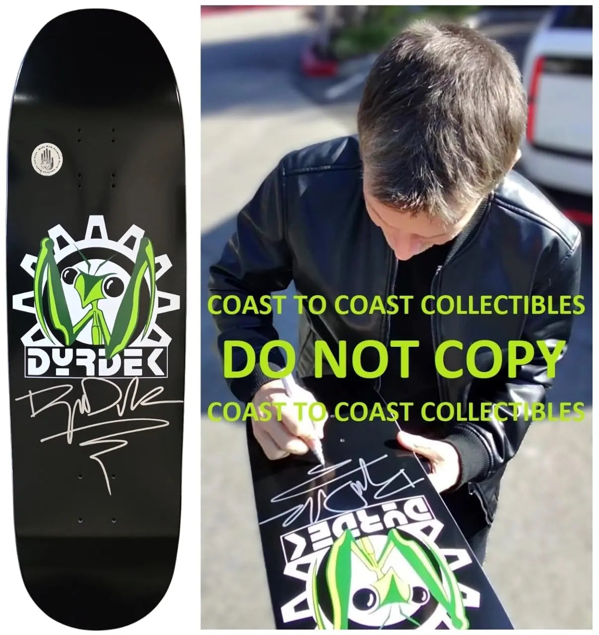 Rob Dyrdek Signed Skateboard Deck Exact Proof COA Autographed Street Skater