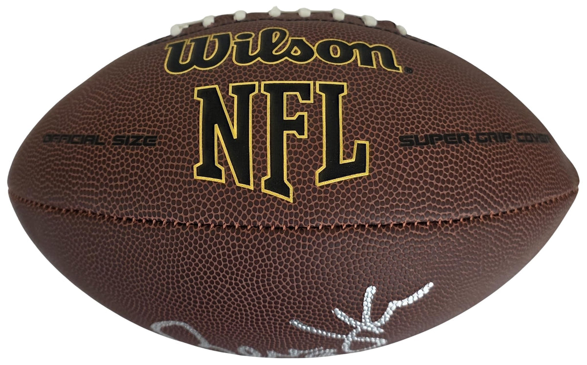 Bernie Kosar Signed Football Exact Proof COA Cleveland Browns Miami Hurricanes