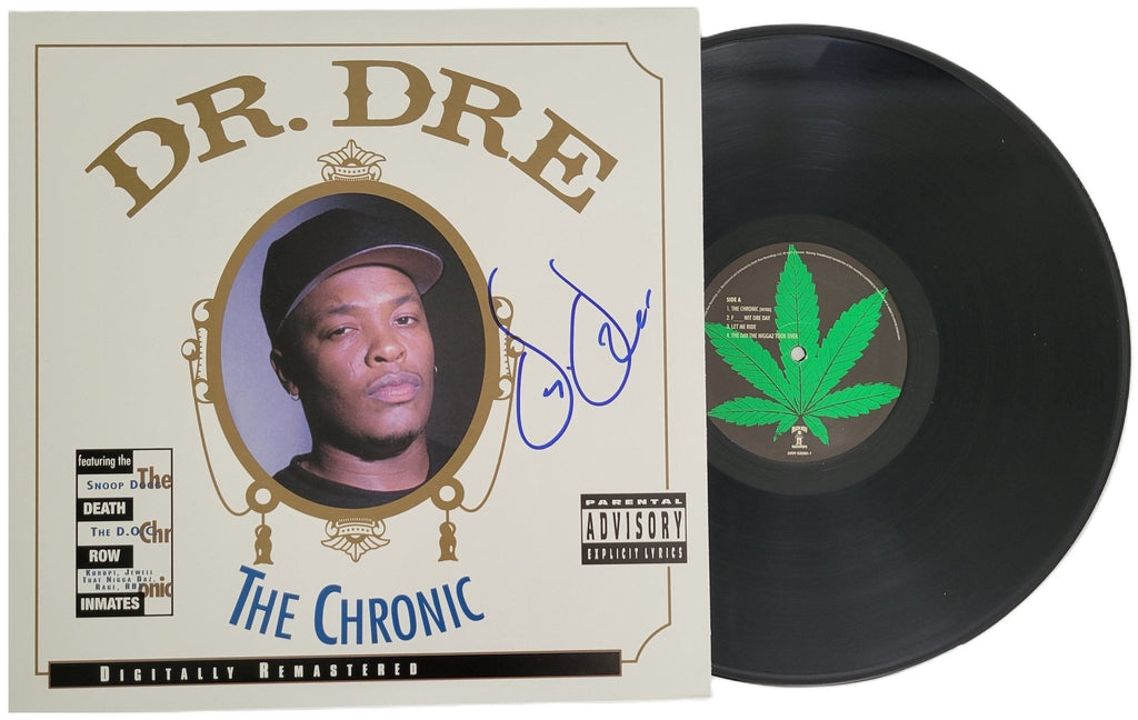 Dr Dre Signed The Chronic Album COA Autographed Vinyl Record Exact Proof Rare STAR