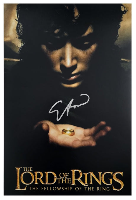 Elijah Wood Signed Lord Of The Rings 12x18 Photo Proof Autographed Frodo Baggins Poster Star