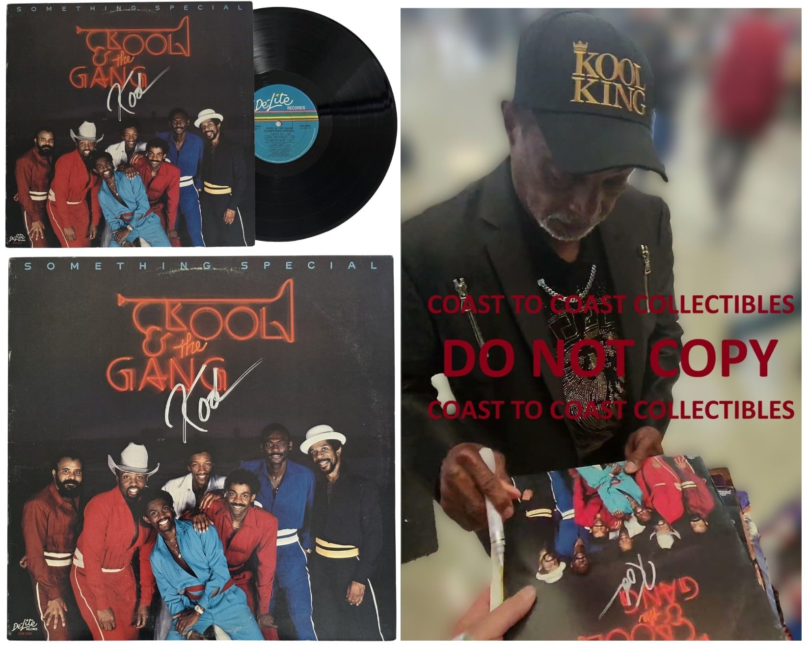 Robert Bell Signed Kool & the Gang Something Special Album COA Proof Autographed Vinyl Record