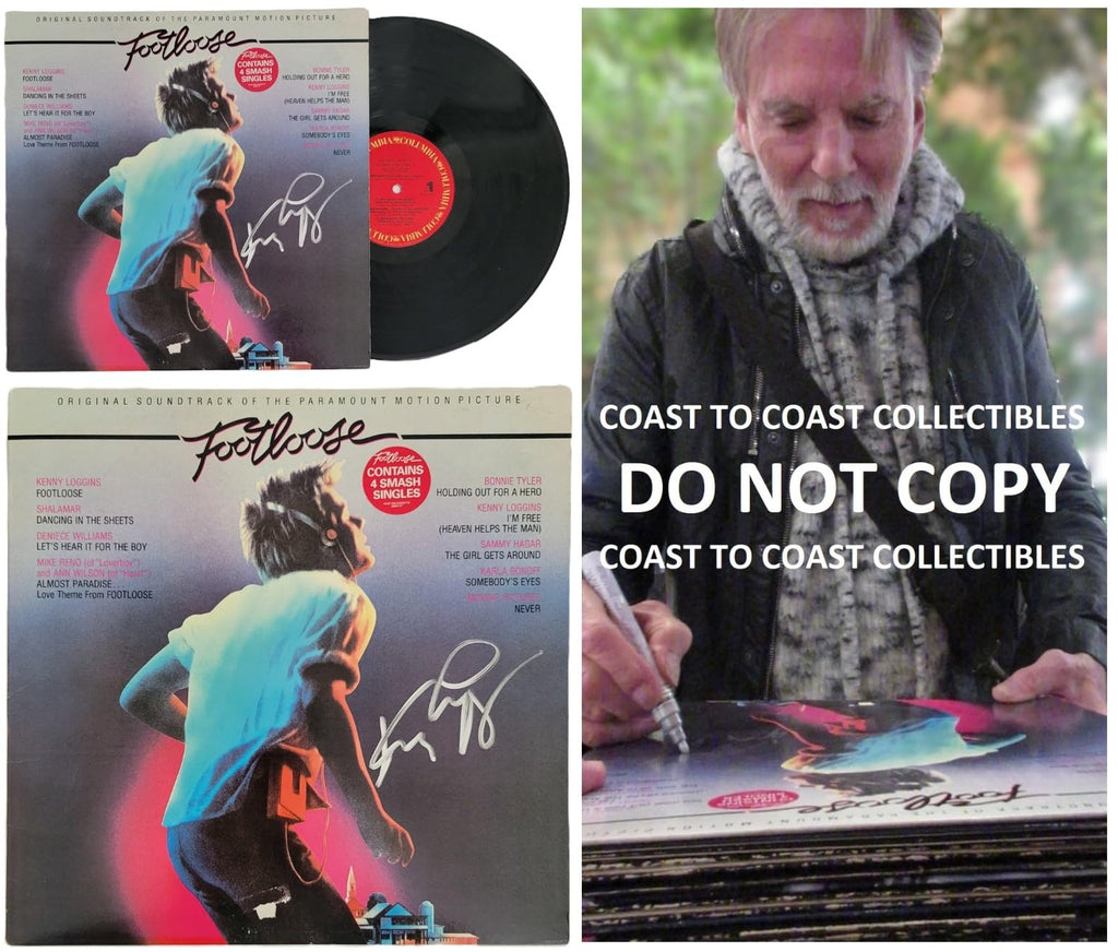 Kenny Loggins Signed Footloose Album COA Exact Proof Autographed Vinyl Record