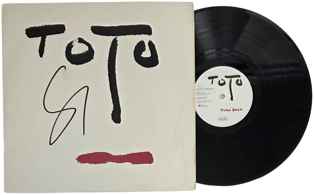 Steve Lukather Signed Toto Turn Back Album COA Proof Autographed Vinyl Record