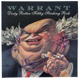 Warrant Signed Dirty Rotten Filthy Stinking Rich 12x12 Album photo COA Proof Autographed