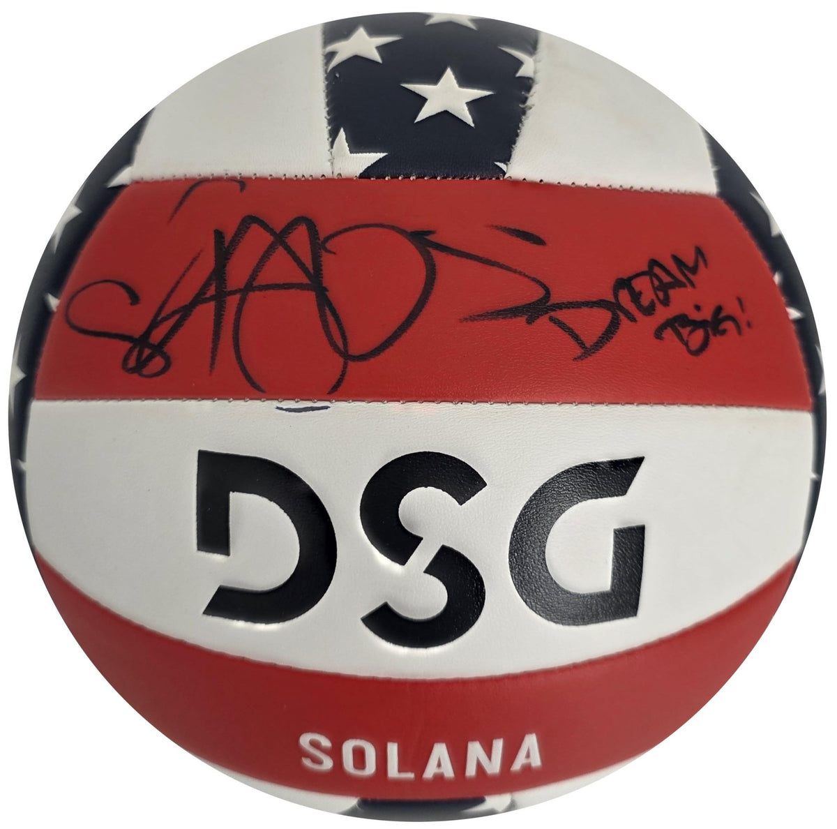 Kerri Walsh Jennings Signed USA Beach Volleyball Proof Autographed Olympic Gold. GOAT