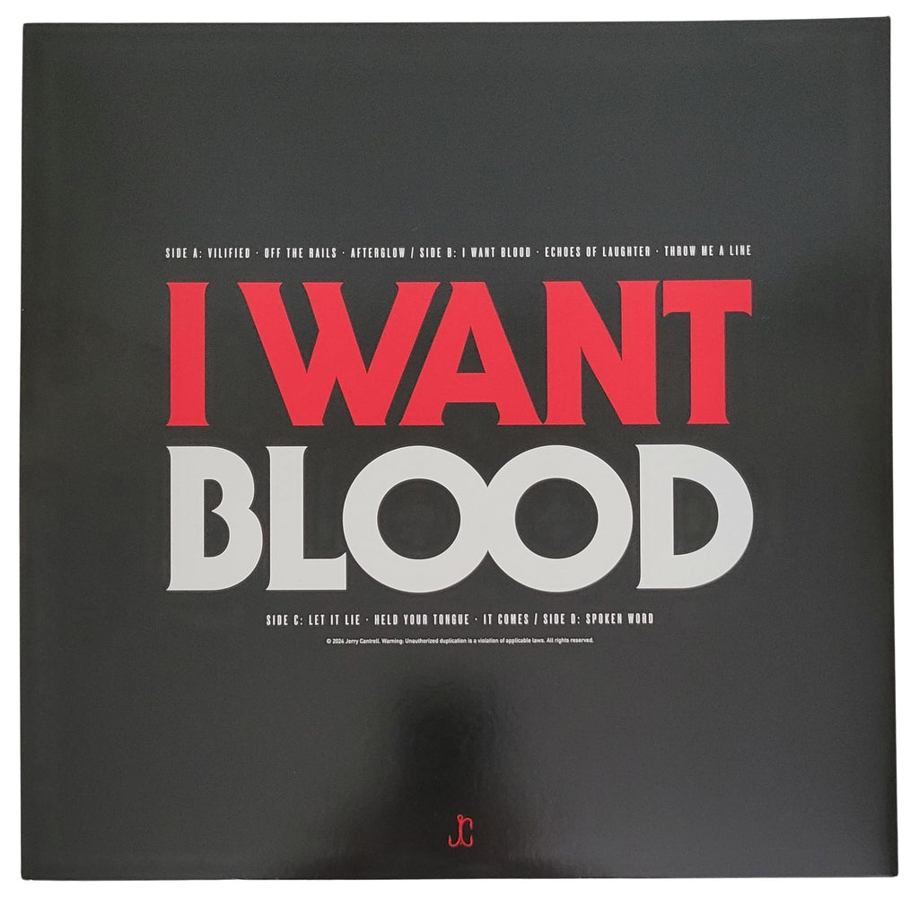 Jerry Cantrell Signed I Want Blood Album Proof COA Autographed Vinyl Record