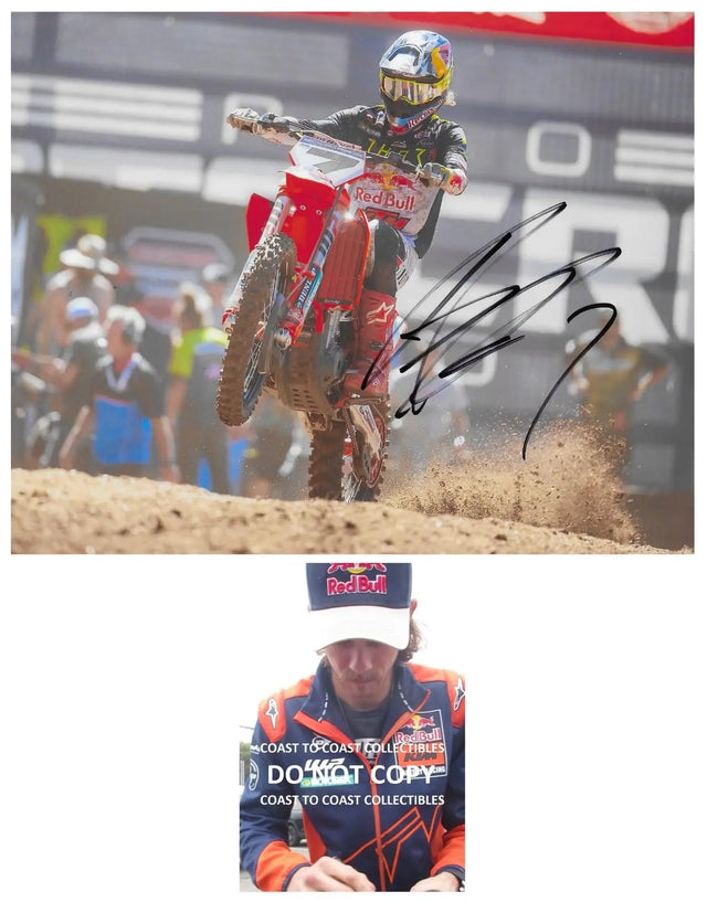 Aaron Plessinger Signed 8x10 Photo COA Proof Autographed Supercross Motocross.