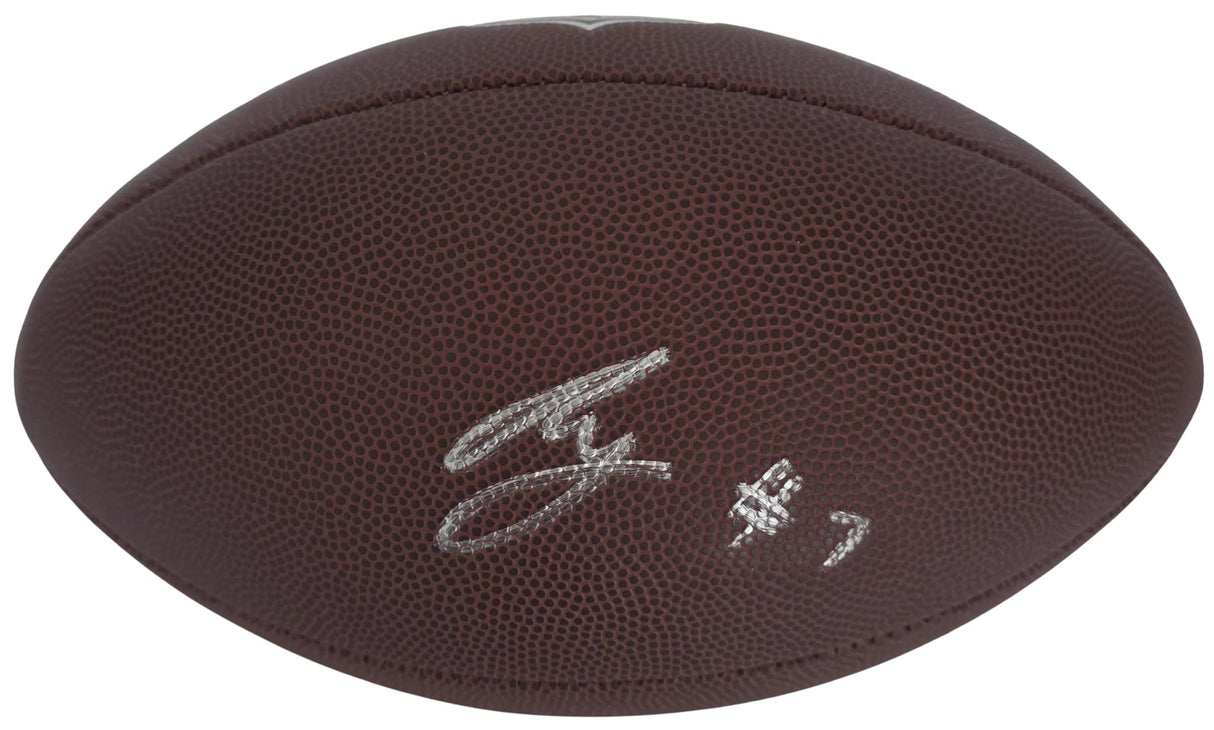 Bijan Robinson Signed Duke Football Proof COA Autographed Atlanta Falcons Texas Longhorns