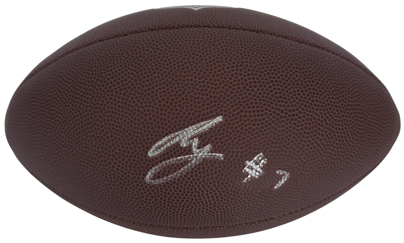 Bijan Robinson Signed Duke Football Proof COA Autographed Atlanta Falcons Texas Longhorns