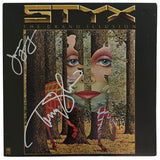 Tommy Shaw & James Young Signed Styx The Grand Illusion Album COA Proof Autographed Vinyl Record