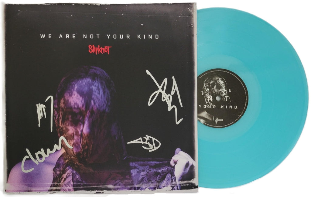 Slipknot Metal Band Signed We Are Not Yor Kind Album COA Exact Proof Autographed Vinyl Record