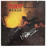 Stephen Pearcy Warren DeMartini Signed Ratt Out of the Cellar Album Proof Autographed Vinyl Record