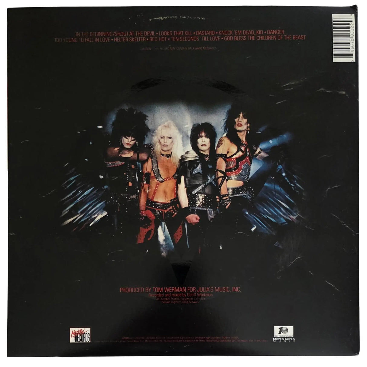 Vince Neil Tommy Lee Signed Shout at the Devil Album COA Proof Autographed Motley Crue Vinyl Record