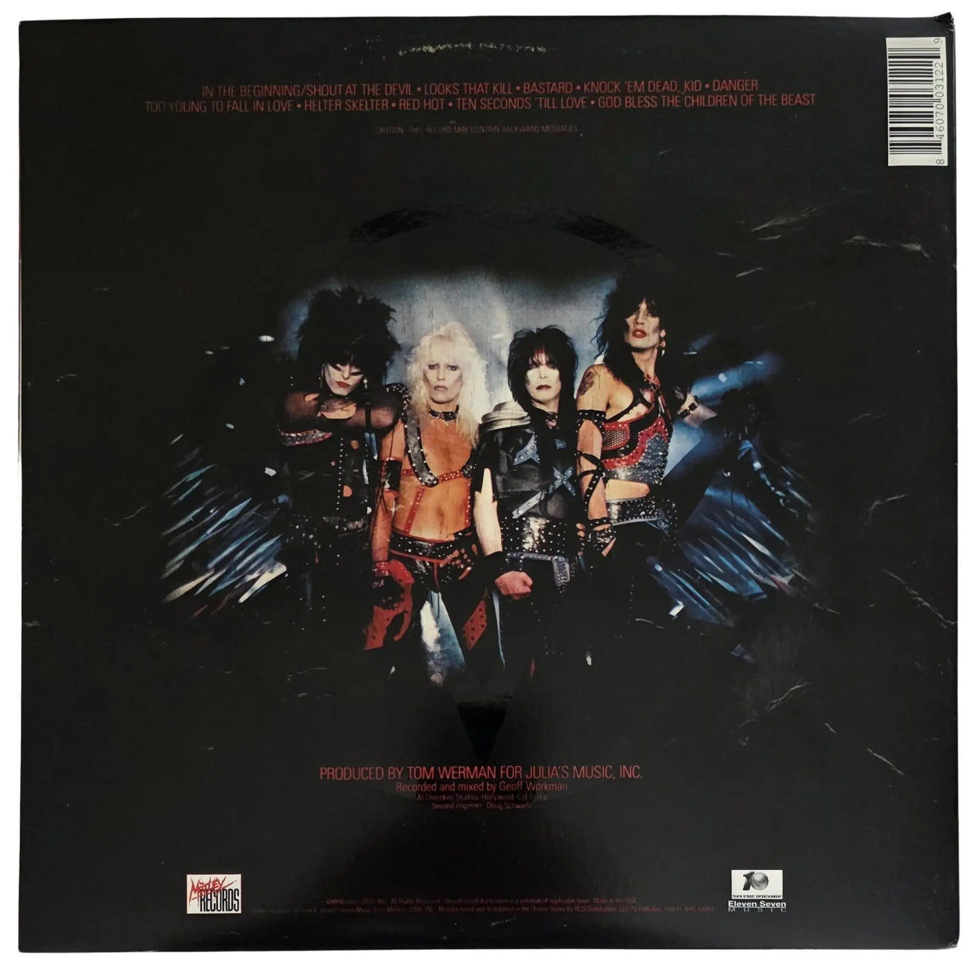 Vince Neil Tommy Lee Signed Shout at the Devil Album COA Proof Autographed Motley Crue Vinyl Record