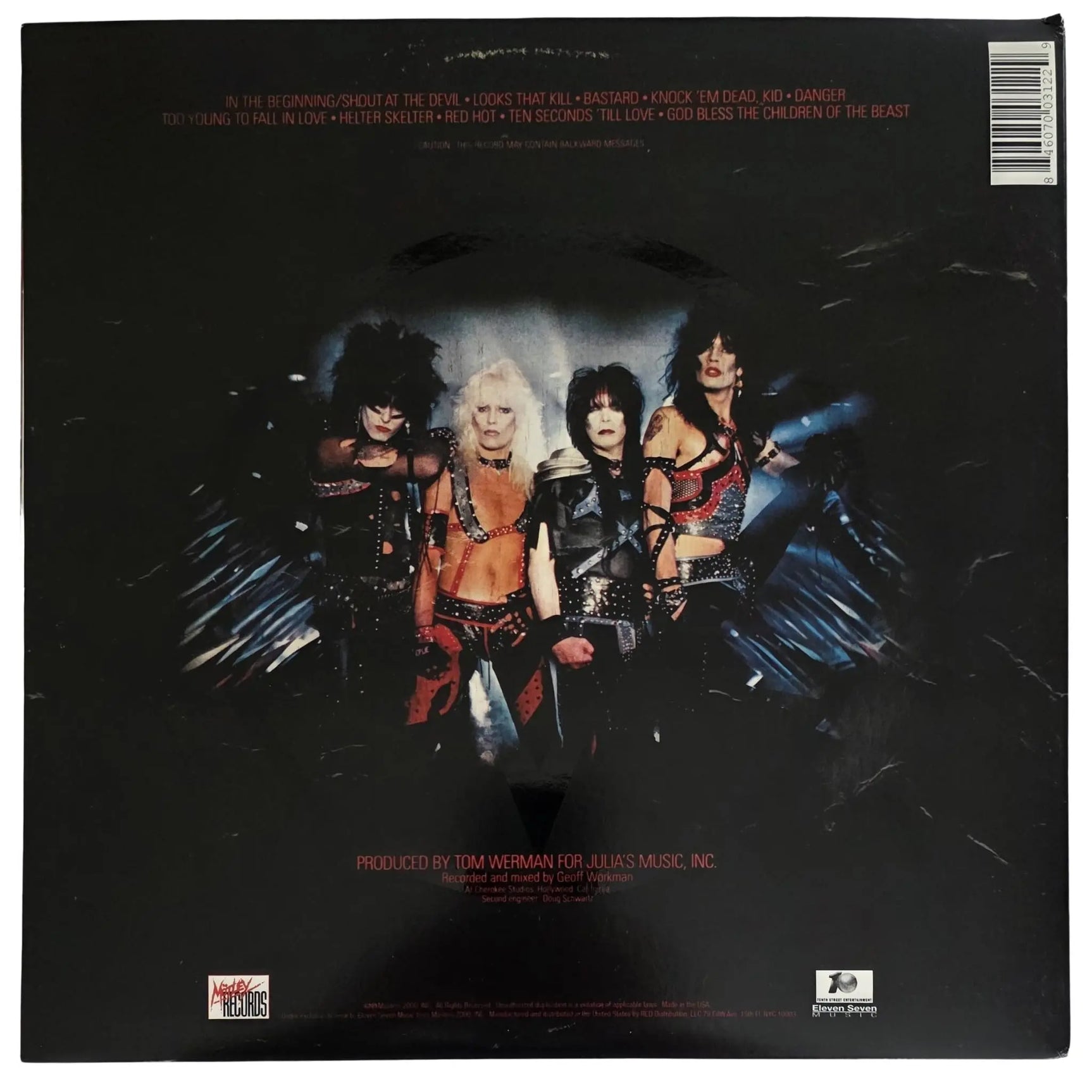 Vince Neil Tommy Lee Signed Shout at the Devil Album COA Proof Autographed Motley Crue Vinyl Record