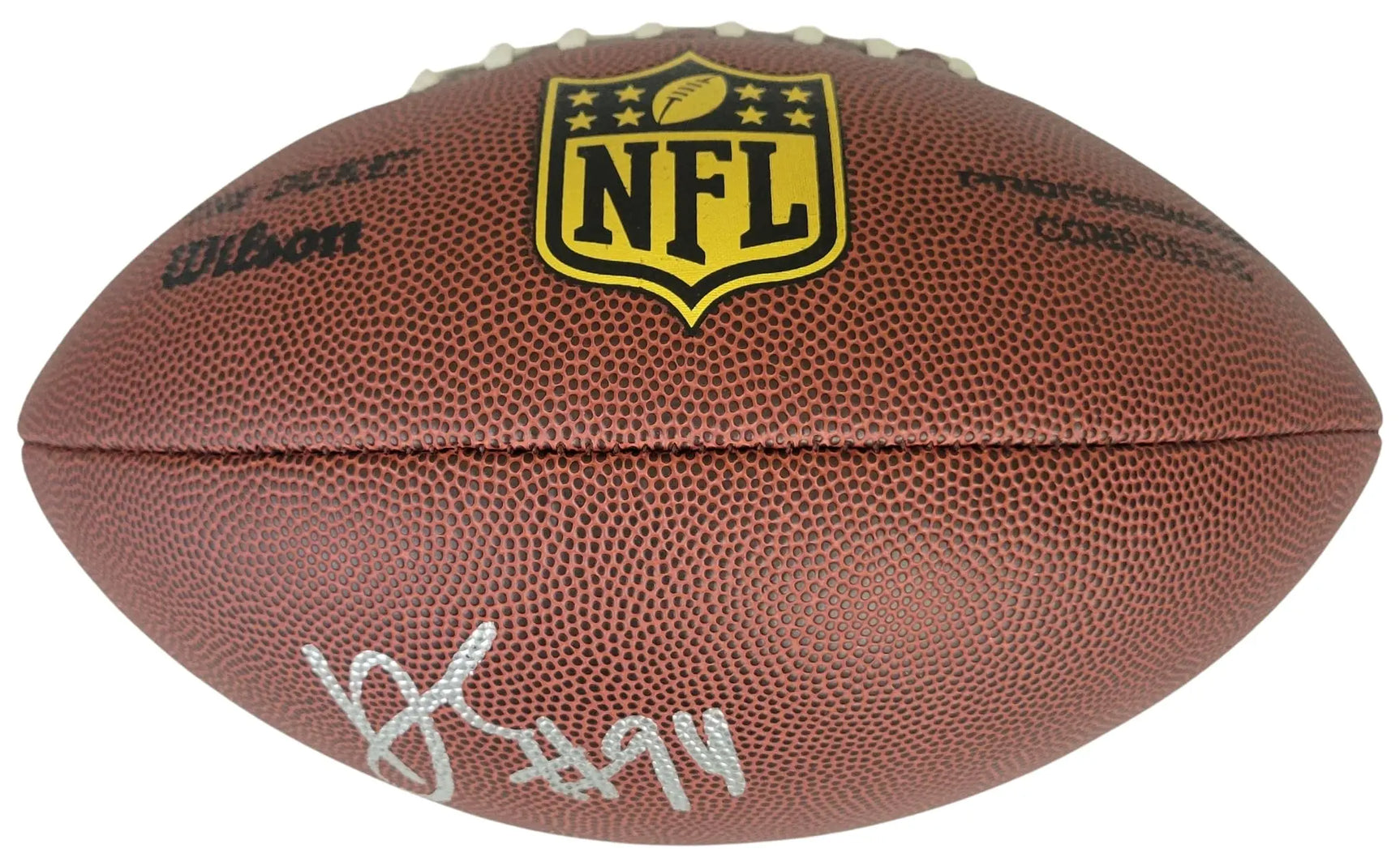 DeMarcus Ware Signed Football Proof Beckett COA Dallas Cowboys Denver Broncos Autographed