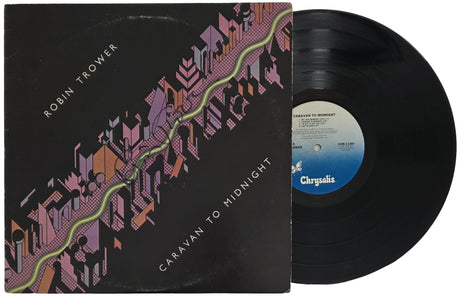 Robin Trower Signed Caravan to Midnight Album COA Proof Autographed Vinyl Record