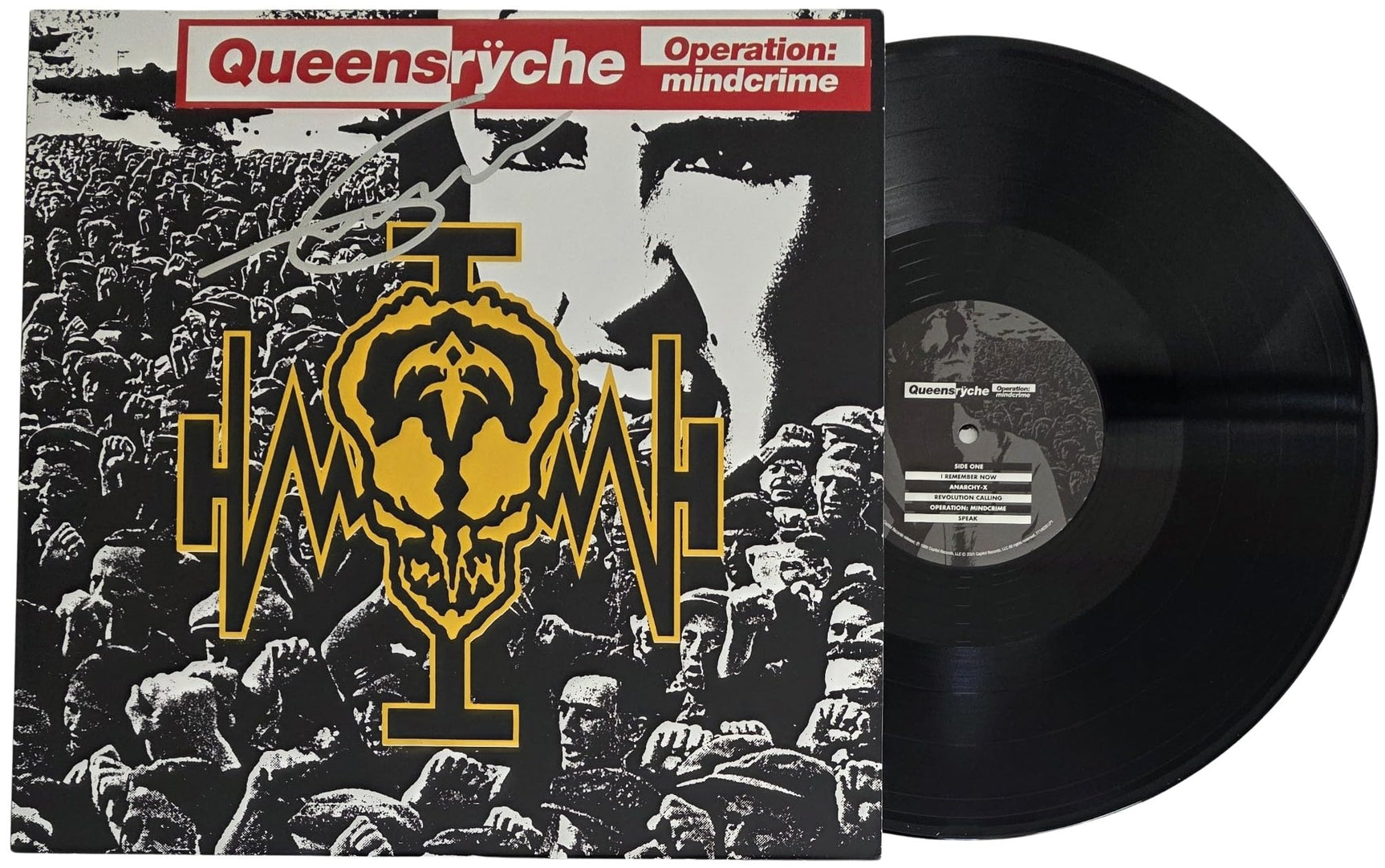 Geoff Tate Signed Queensryche Operation Mindcrime Album COA Proof Autographed Vinyl Record
