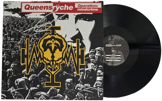 Geoff Tate Signed Queensryche Operation Mindcrime Album COA Proof Autographed Vinyl Record
