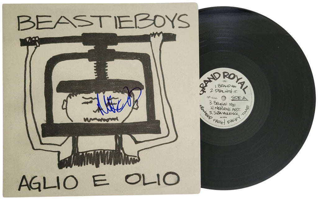 Mike Diamond Signed Beastie Boys Aglio E Olio Album Proof COA Autographed Vinyl Record