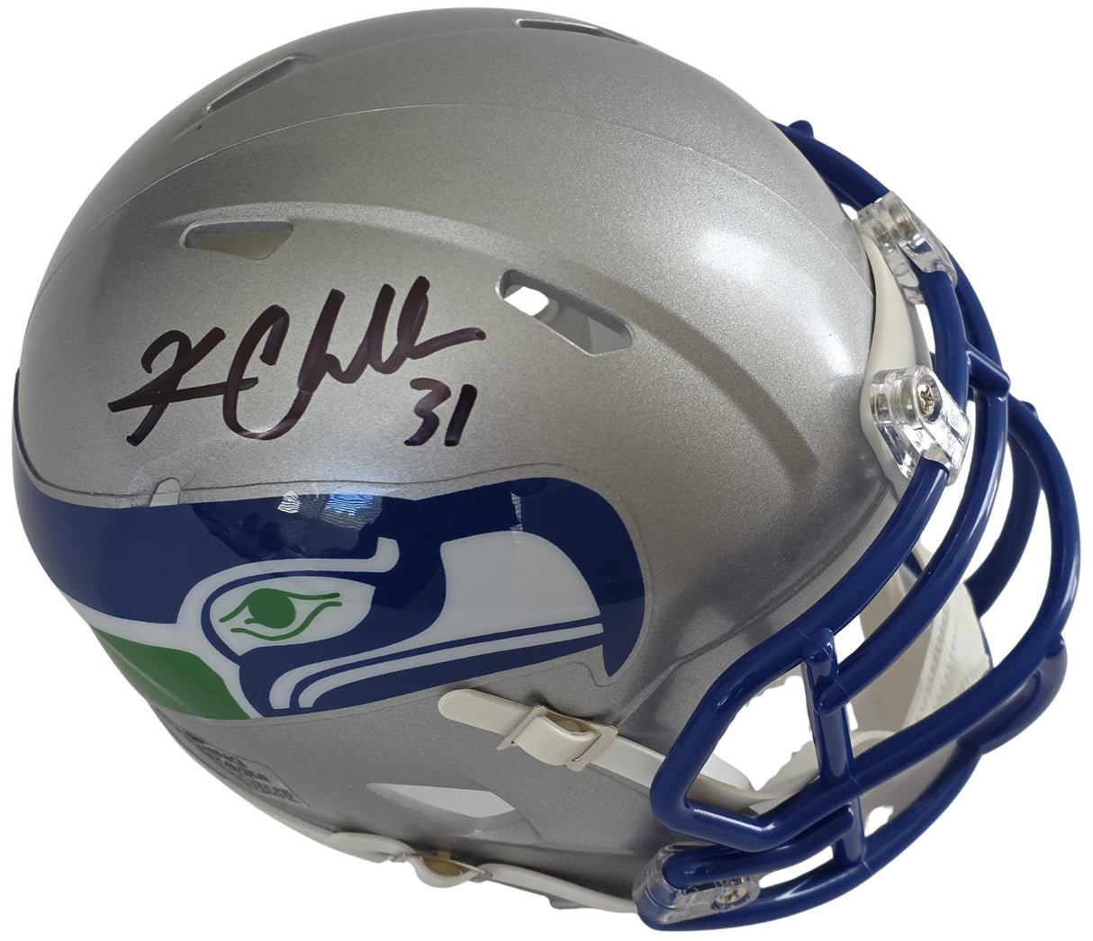 Kam Chancellor Signed Mini Football Helmet Proof COA Autographed Seattle Seahawks Throwback Helmet