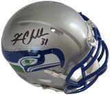 Kam Chancellor Signed Mini Football Helmet Proof COA Autographed Seattle Seahawks Throwback Helmet