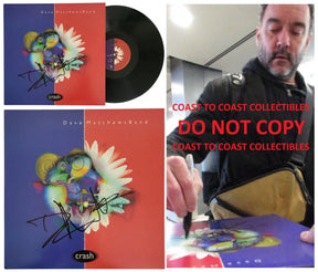 Dave Matthews Signed Crash Album COA Proof Autographed Vinyl Record