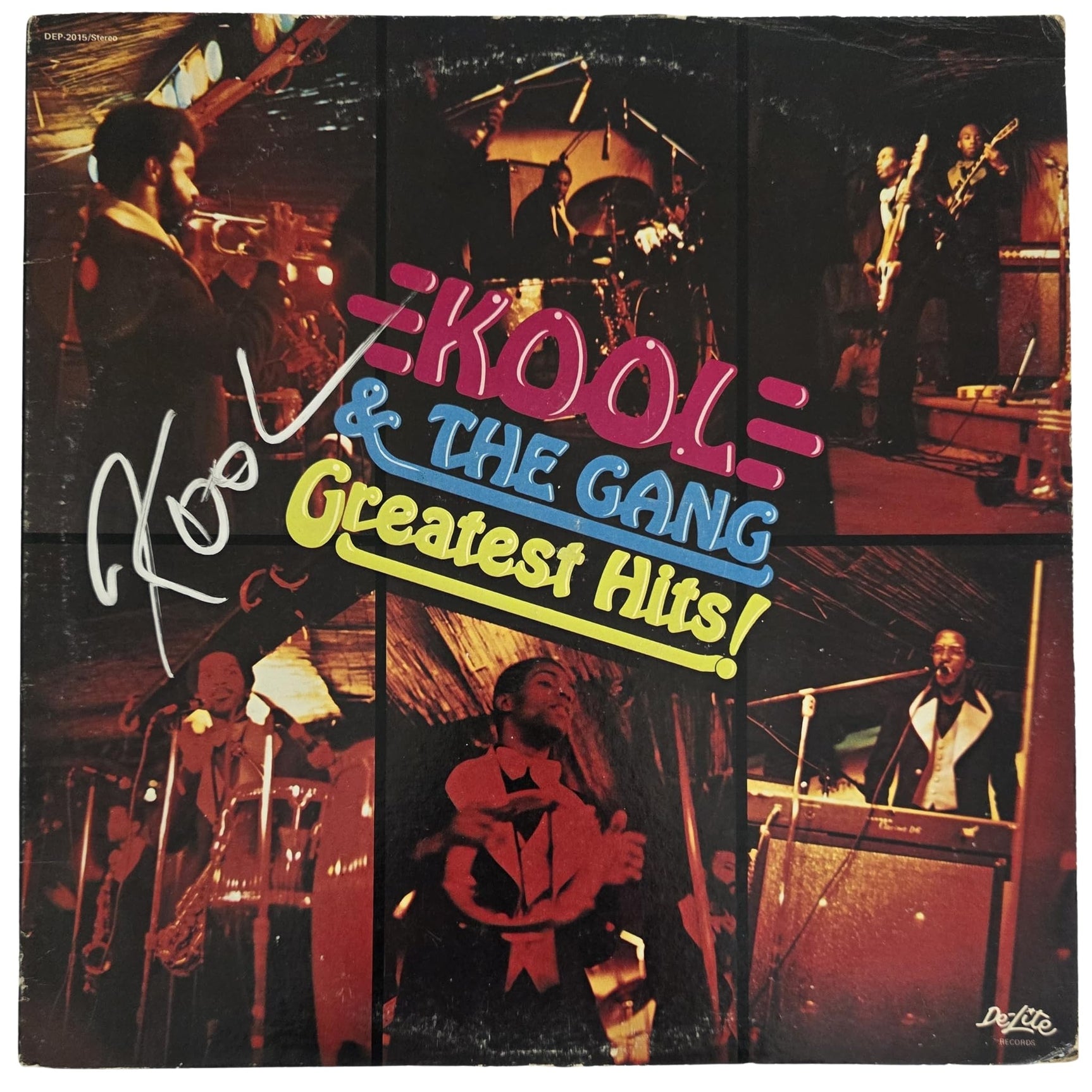Robert Bell Signed Kool & the Gang Greatest Hit Album COA Proof Autographed Vinyl Record