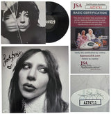 Lady Gaga Mayhem Album Signed Insert Flat JSA COA Autographed Vinyl Record