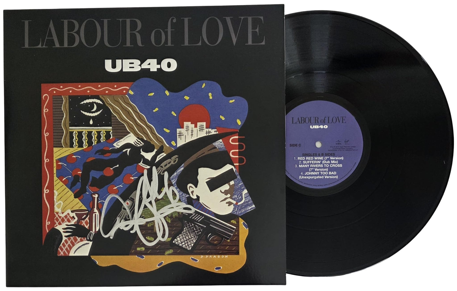 Ali Campbell Signed UB40 Labour of Love Album COA Proof Autographed Vinyl Record