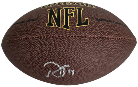 Adam Thielen Signed Football COA Proof Autographed Panthers Minnesota Vikings