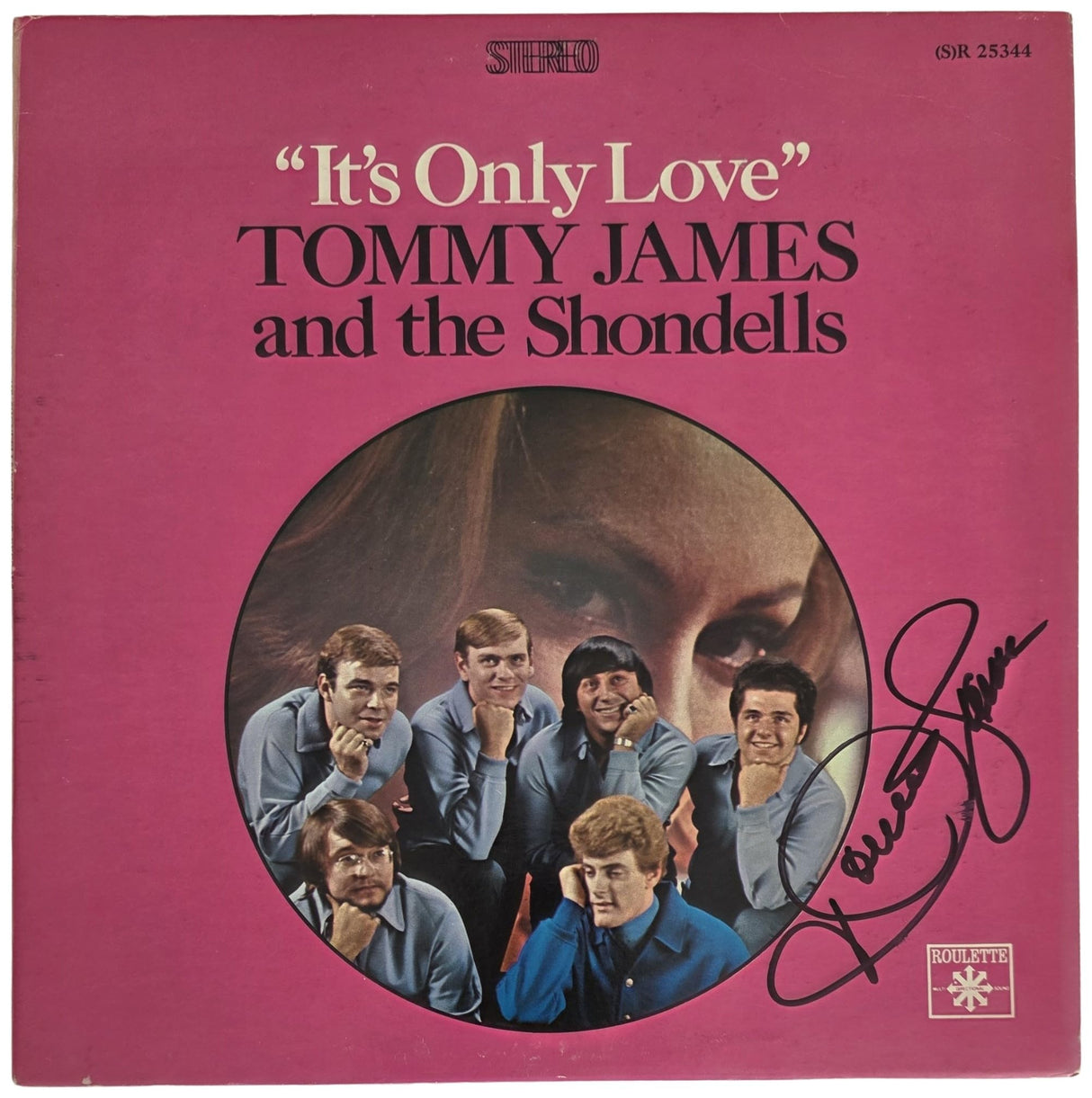Tommy James Signed It's Only Love Album COA Exact Proof Autographed Vinyl Record
