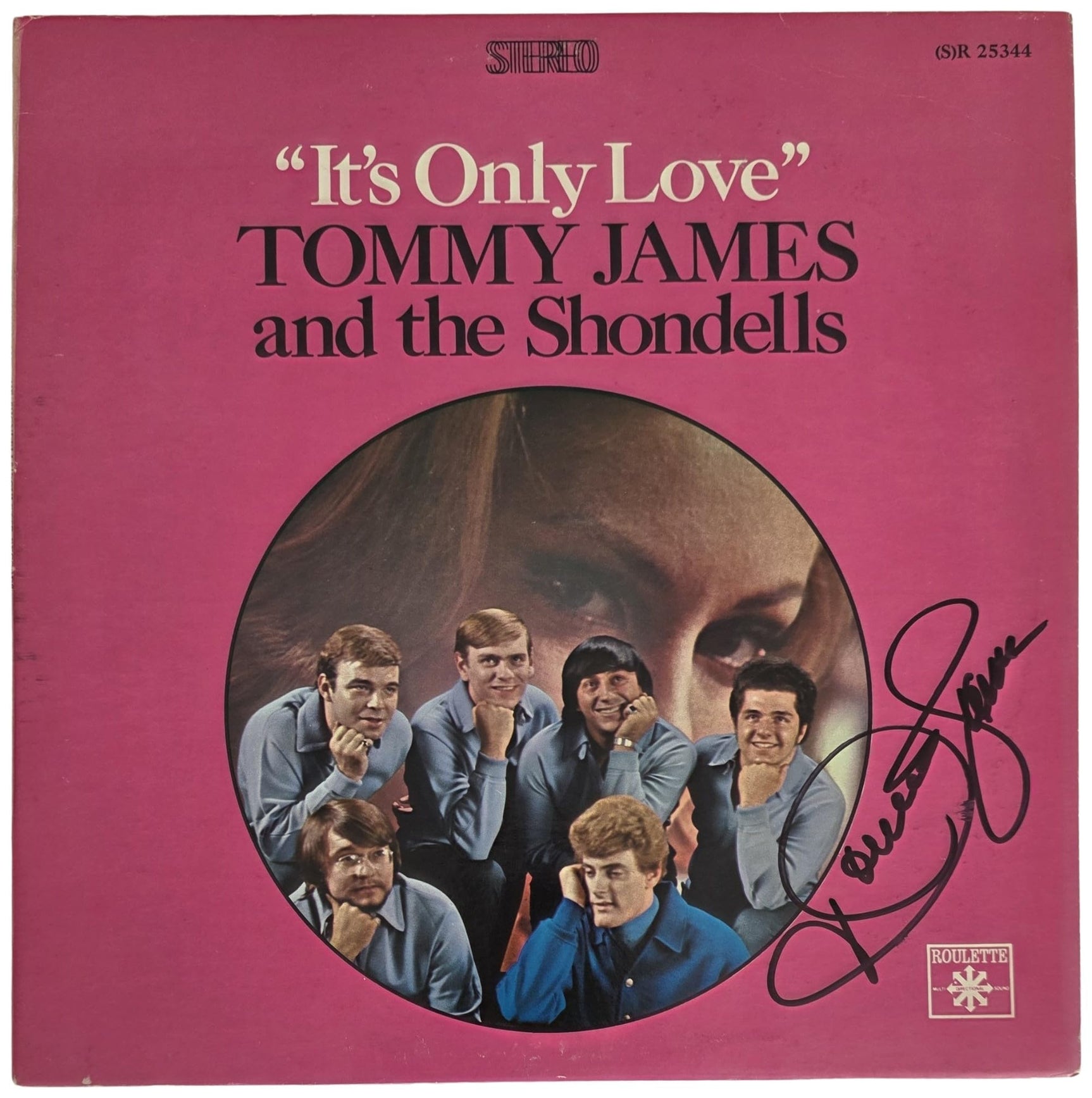 Tommy James Signed It's Only Love Album COA Exact Proof Autographed Vinyl Record