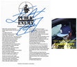Flavor Flav Signed Public Enemy No.1 Lyrics Sheet Proof Autographed Public Enemy Hip Hop Rapper