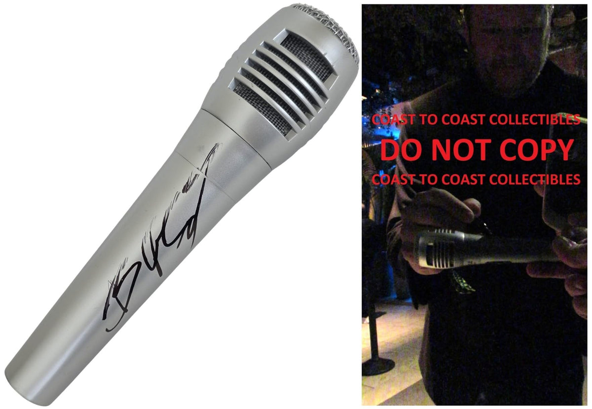 Blake Signed Microphone COA Exact Proof Autographed Mic Country Star Blake Shelton