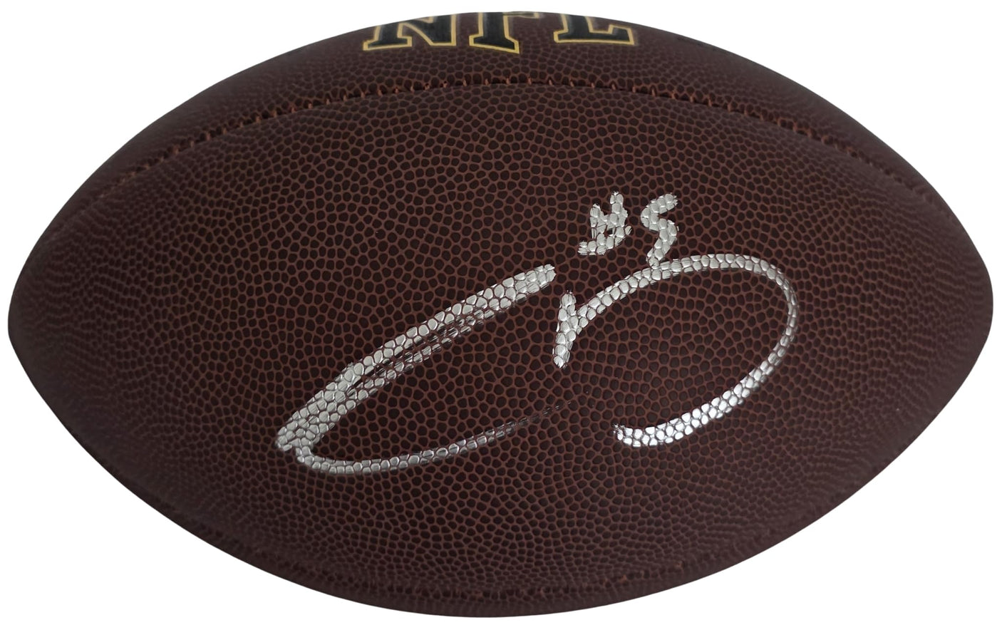 Rico Dowdle Signed Football Proof COA Autographed Dallas Cowboys Carolina Panthers
