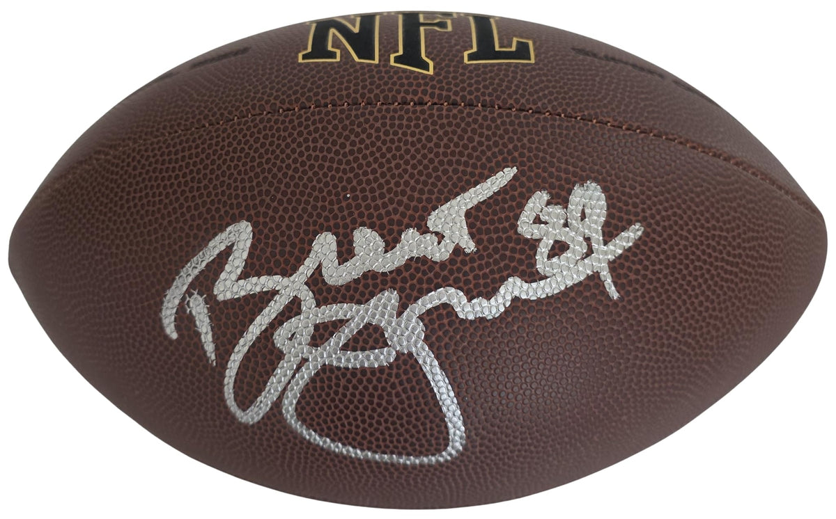 Brent Jones Signed Football COA Exact Proof Autographed San Francisco 49ers