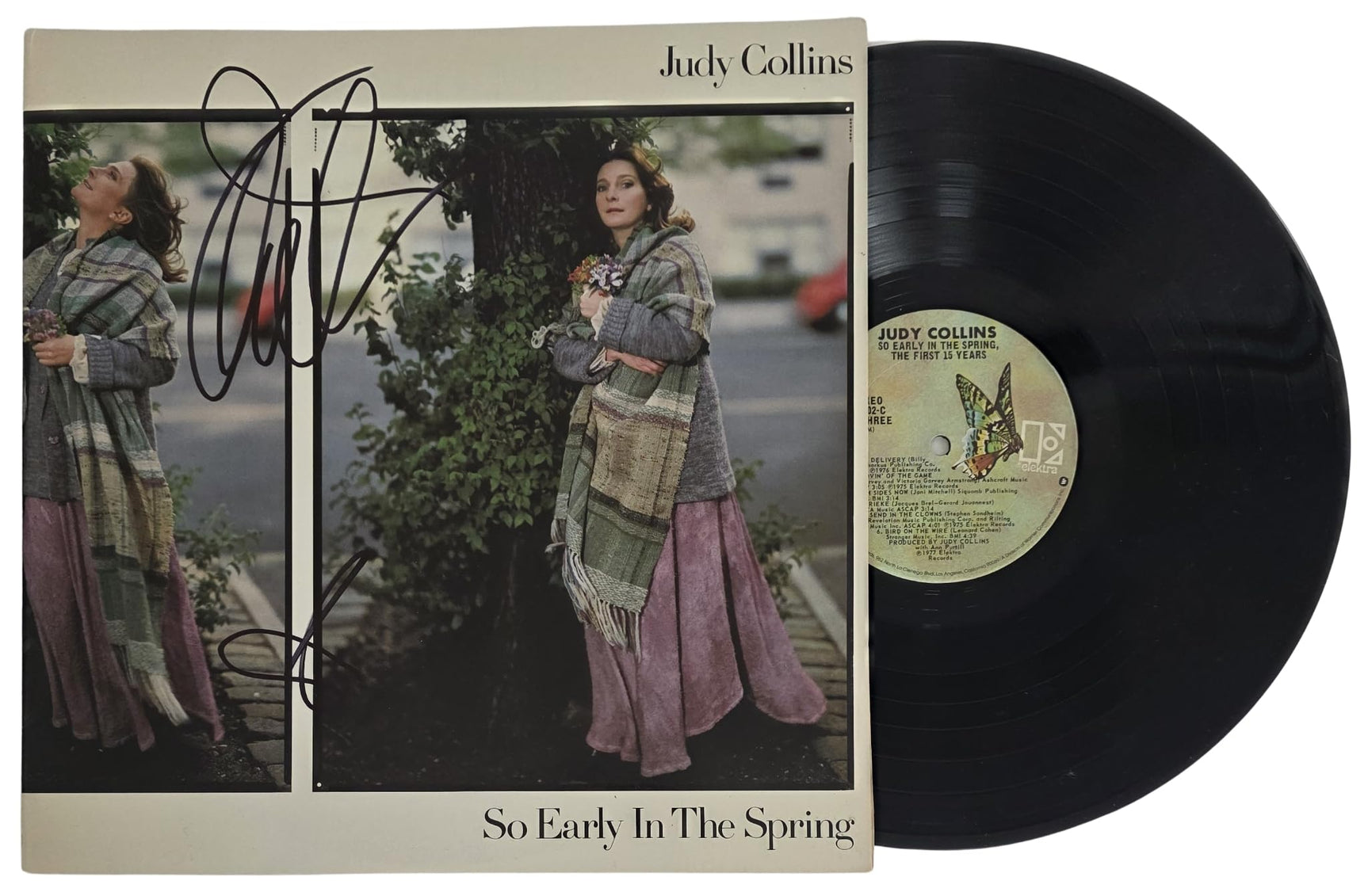 Judy Collins Signed So Early in the Spring Album COA Proof Autographed Vinyl Record