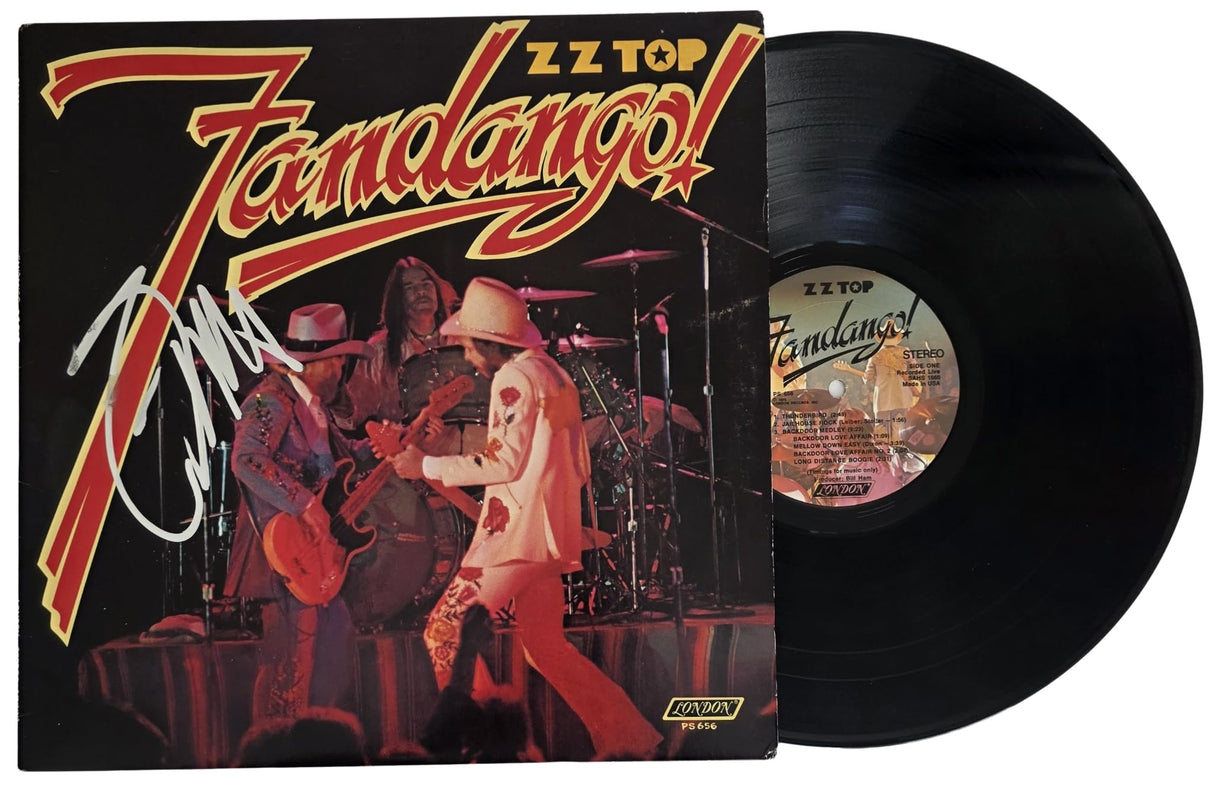 Billy Gibbons Signed ZZ Top Fandango Album COA Proof Autographed Vinyl Record