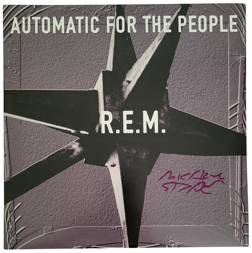 Michael Stipe Signed R.E.M Automatic For the People Album Proof COA Autographed Vinyl Record