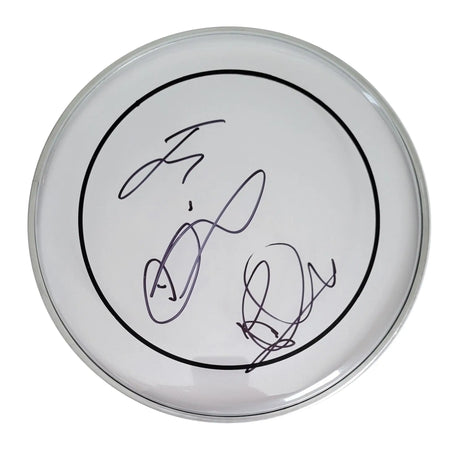 The Struts Band Signed 10'' Drumhead COA Proof Autographed Luke Spiller Jed Elliott Gethin Davies.