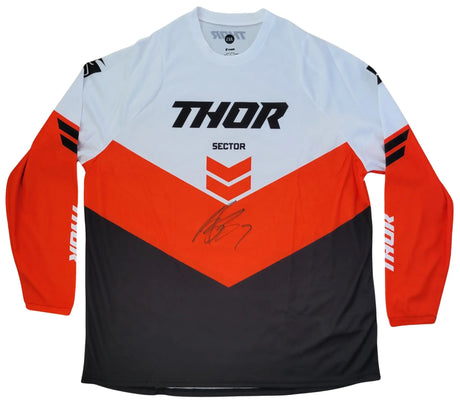 Aaron Plessinger Signed Thor Jersey COA Proof Autographed Supercross Motocross!