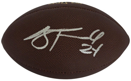 AJ Terrell Signed Football COA Proof Autographed Clemson Tigers Atlanta Falcons