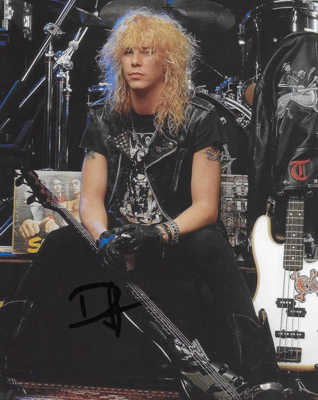 Duff McKagan Bassist Gun N Roses Signed 8x10 Photo COA Exact Proof Autographed GNR star