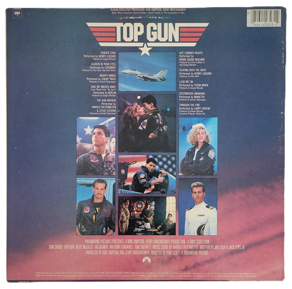 Kenny Loggins Signed Top Gun Album COA Exact Proof Autographed Vinyl Record