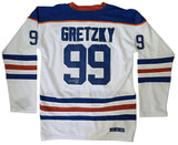 Wayne Gretzky Signed Oilers Hockey Jersey Exact Proof COA Autographed