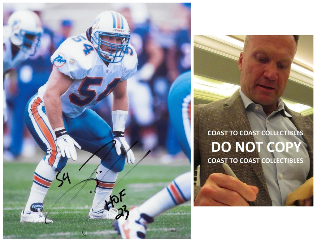 Zach Thomas Signed 8x10 Photo COA Proof Autographed Miami Dolphins Football