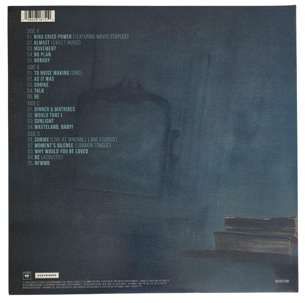 Hozier Signed Wasteland Baby Album COA Exact Proof Andrew Byrne Autographed Vinyl Record